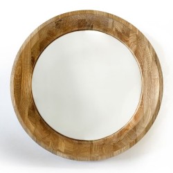 Зеркало настенное (массив Дуб, диаметр 40см)