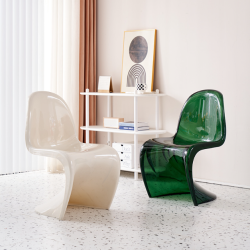 Стул S-дизайн Panton прозрачный зеленый