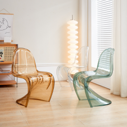 Стул S-дизайн Panton прозрачный коричневый