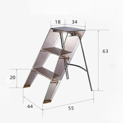 Стремянка Crystal оранжевая