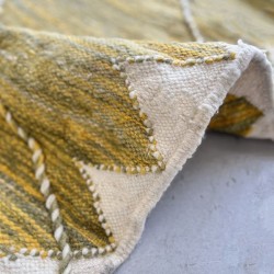 Дизайнерский желтый ковер из Марокко Beni_canyon