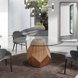 Круглый обеденный стол L1602A /1093