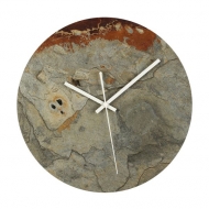 Часы настенные Terra disk slate grey rust