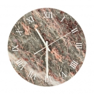 Часы настенные Terra disk marble rose