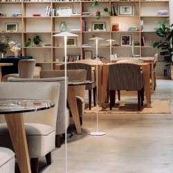 Торшер Pla 120 белый