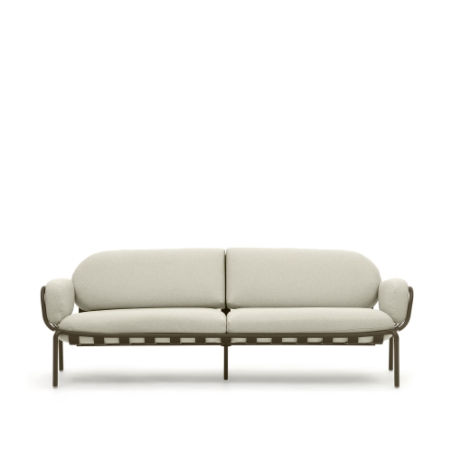 Joncols 3-местный алюминиевый диван зеленого цвета 225 см