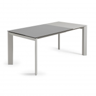 Стеклянный стол Atta серый