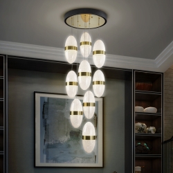 Подвесной светильник Garden 9L черный/бронзовый