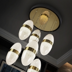 Подвесной светильник Garden 9L черный/бронзовый