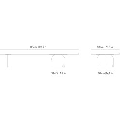 Стол MESAS NOVA 4 Walnut
