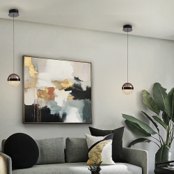 Подвесной светильник Orbes1L D15 черный хром