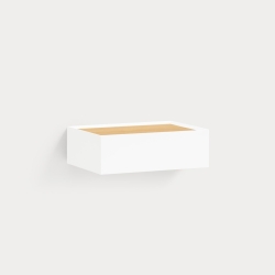 Прикроватная тумбочка Arista 1Dr подвесная белая