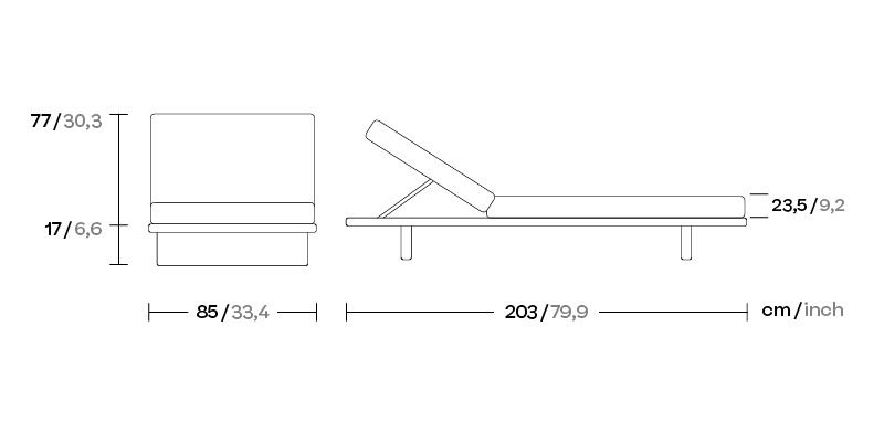 Шезлонг Mesh KS1700800
