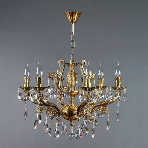 Люстра Ferro Ambiente 6L 8828/6 AB Tear Drop