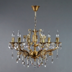 Люстра Ferro Ambiente 6L 8828/6 AB Tear Drop