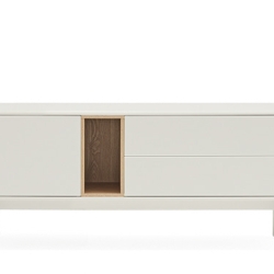 Тумба по ТВ Corvo 1D2Dr кремовая