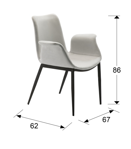 Кресло Sowa белое