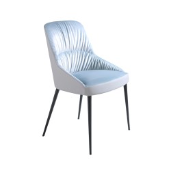 Обеденный стул 4109/A220A с обивкой из бархата и экокожи