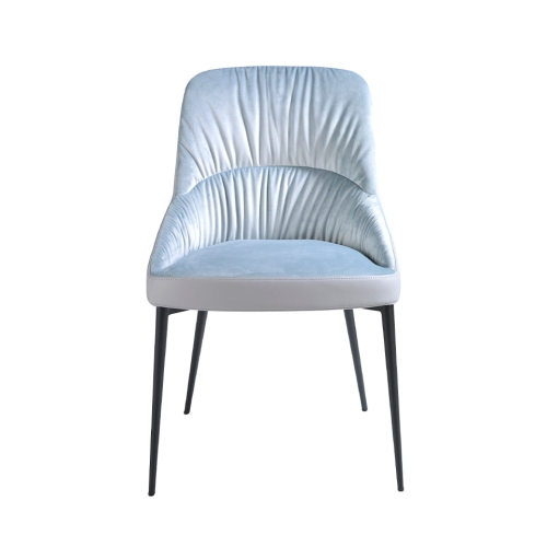 Обеденный стул 4109/A220A с обивкой из бархата и экокожи