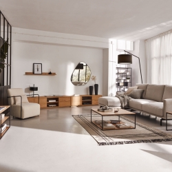 Настольная лампа Seina из стали с черной отделкой