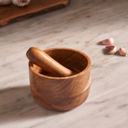 Delci Деревянный пестик и ступка из акации