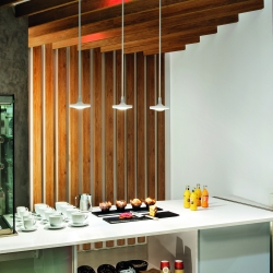 Подвесной светильник Button 3302CR с углубленным навесом