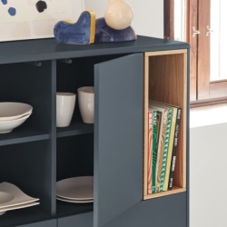 Шкаф Corvo 3D3Dr антрацит