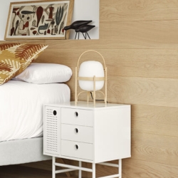 Тумбочка Punto 1D3Dr белая