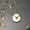 настенные часы Goldfish X CLOCK gold