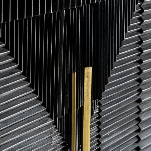 Деревянный шкаф Plisse черный