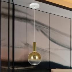 Подвесной светильник Matices 1L белый-золотой