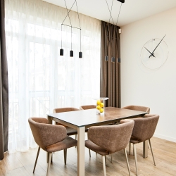 Часы Nomon New Anda, (основание - хромированная сталь/стрелки - черный лак). D=70см, H=100см