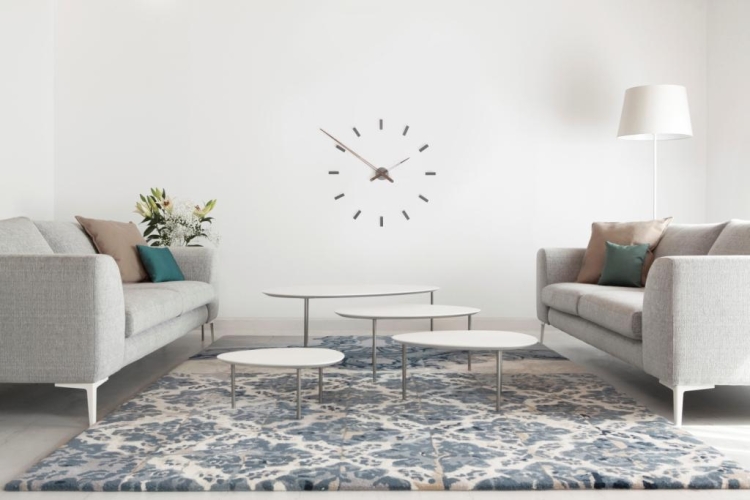 Часы Nomon Tacon 12T, (основа - латунь с графитовой отделкой/стрелки - орех). D=100см