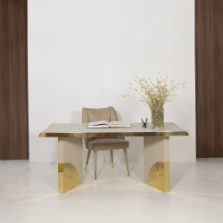 Письменный стол Utopia Polished Brass