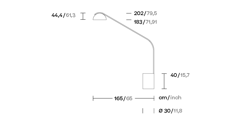 Торшер Half Dome Sand Dune KS5700200