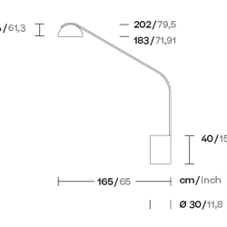 Торшер Half Dome Sand Dune KS5700200