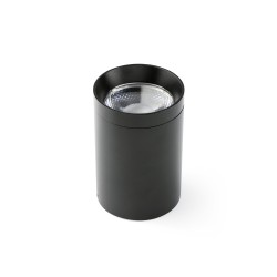 Потолочный светильник PUK черный Ш76 LED 7W 2700K 50°