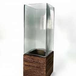 Ваза для цветов стеклянная высокая Terra Design TDV30101