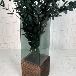 Ваза для цветов стеклянная высокая Terra Design TDV30101