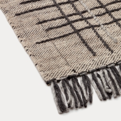 Eneo Ковер с бежевыми и коричневыми кисточками 160 x 230 см