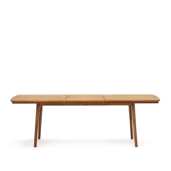 Thianna Раскладной уличный стол из массива акации 180 (240) x 90 см