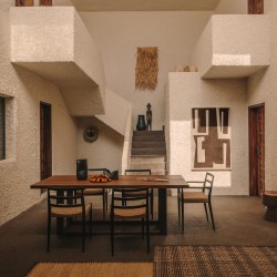 Настенный гобелен Solil с пальмовыми листьями и бамбуком 90 x 93