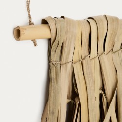 Настенный гобелен Solil с пальмовыми листьями и бамбуком 90 x 93