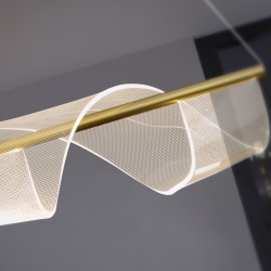 Подвесной светильник Velas золотой