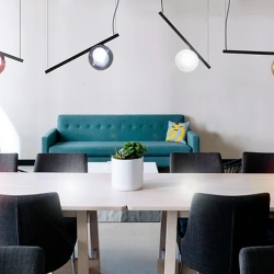 Подвесной светильник Pop S1 black/amber