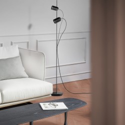Напольный светильник Nomon ONFA FLOOR DOUBLE SPOTLIGHT black ash