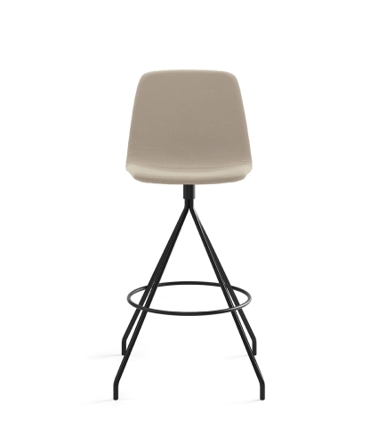 Барный стул Maarten Swivel Bar Stool Base пластиковая высокая спинка