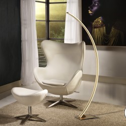 Торшер Arcus золото