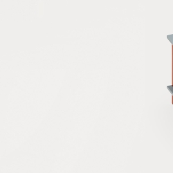 Столик прикроватный Inari перламутрово-серый/кирпичный