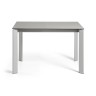 ATTA Стол 120 (180) x80 серый керамическая столешница